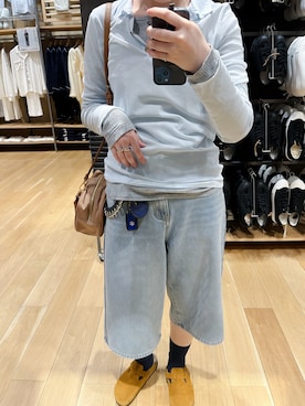 「JOURNAL STANDARD（ジャーナルスタンダード）のアイテム（Tシャツ/カットソー）」を使った、文さん（レディース・160cm）の秋コーディネート