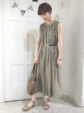 makoto𐇵さん(レディース・163cm)の夏コーディネート