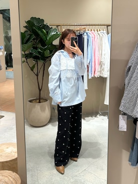 erinaさん（レディース・157cm）の春コーディネート