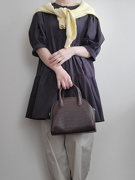 「ティアードブラウス」｜mesicoさん（レディース・157cm）の夏コーディネート