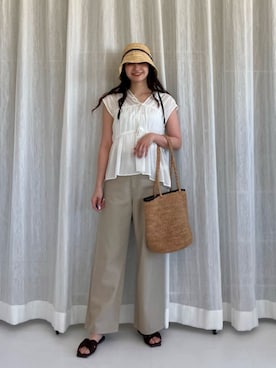上田(ueda)さん(レディース・165cm)の夏コーディネート