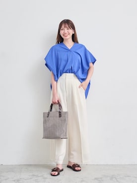 上田（ueda）さん（レディース・165cm）の夏コーディネート