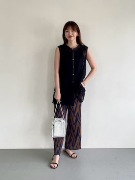 上田（ueda）さん（レディース・165cm）の夏コーディネート