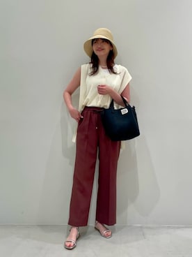 上田（ueda）さん（レディース・165cm）の夏コーディネート