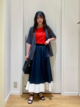 上田(ueda)さん(レディース・165cm)の夏コーディネート