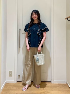 上田（ueda）さん（レディース・165cm）の夏コーディネート