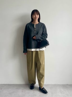 上田（ueda）さん（レディース・165cm）の冬コーディネート