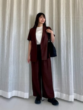 上田(ueda)さん(レディース・165cm)の夏コーディネート