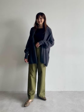 「ベーシック/トラッド」｜「アイテム（その他シューズ）」を使った、上田（ueda）さん（レディース・165cm）の秋コーディネート