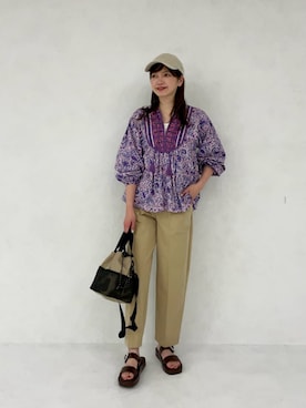 上田(ueda)さん(レディース・165cm)の春コーディネート