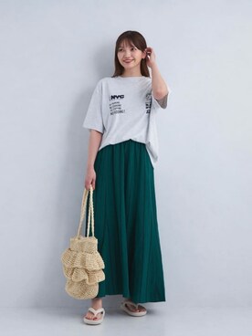 上田(ueda)さん(レディース・165cm)の夏コーディネート