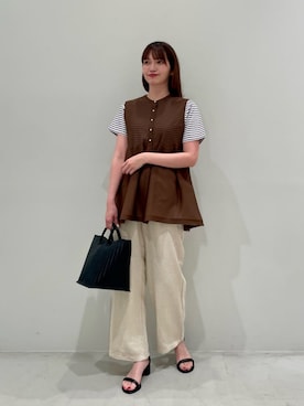 上田（ueda）さん（レディース・165cm）の夏コーディネート