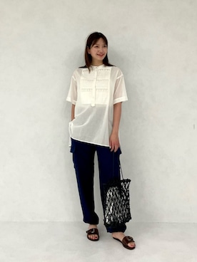 上田（ueda）さん（レディース・165cm）の夏コーディネート