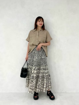 上田(ueda)さん(レディース・165cm)の夏コーディネート
