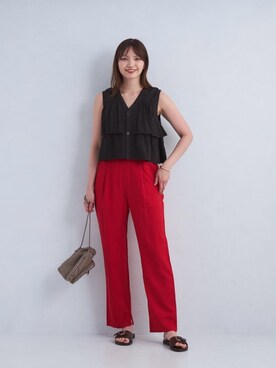 上田（ueda）さん（レディース・165cm）の夏コーディネート