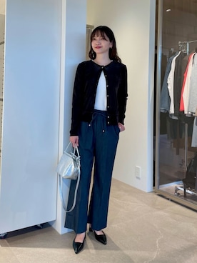 「green label relaxing（グリーンレーベルリラクシング）のアイテム（パンプス）」を使った、上田（ueda）さん（レディース・165cm）の秋コーディネート