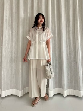 上田(ueda)さん(レディース・165cm)の夏コーディネート
