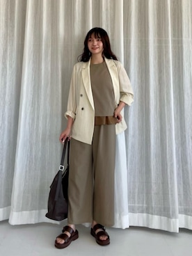 上田（ueda）さん（レディース・165cm）の夏コーディネート