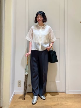 上田(ueda)さん(レディース・165cm)の夏コーディネート