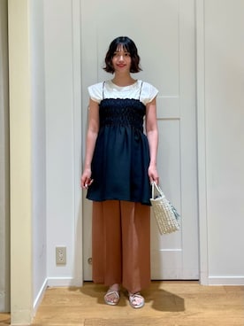 上田（ueda）さん（レディース・165cm）の夏コーディネート