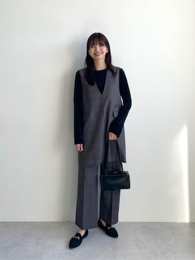 上田(ueda)さん(レディース・165cm)の秋コーディネート