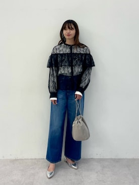 上田（ueda）さん（レディース・165cm）の冬コーディネート