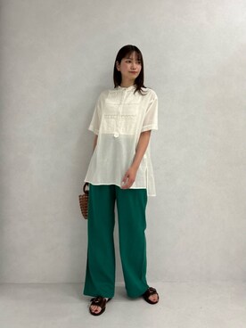 上田（ueda）さん（レディース・165cm）の夏コーディネート