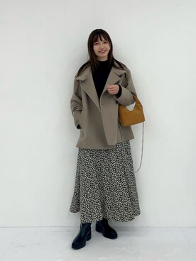 「green label relaxing（グリーンレーベルリラクシング）のアイテム（その他アウター）」を使った、上田（ueda）さん（レディース・165cm）の秋コーディネート