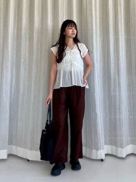 上田(ueda)さん(レディース・165cm)の夏コーディネート