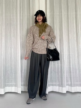 上田（ueda）さん（レディース・165cm）の秋コーディネート