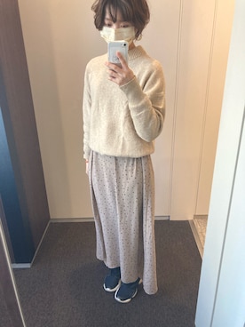 「JOURNAL STANDARD（ジャーナルスタンダード）のアイテム（ワンピース）」を使った、monさん（レディース・155cm）の冬コーディネート