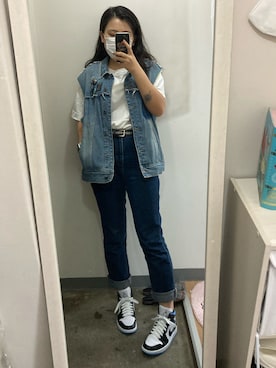 「DAZZLE（ダズル）のアイテム」を使った、ショウさん（レディース・165cm）の夏コーディネート