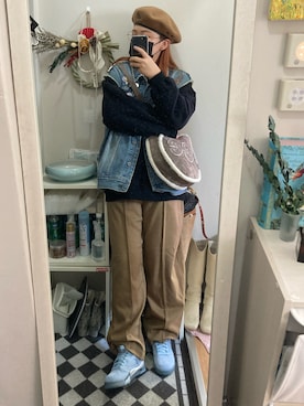 「DAZZLE（ダズル）のアイテム」を使った、ショウさん（レディース・165cm）の春コーディネート