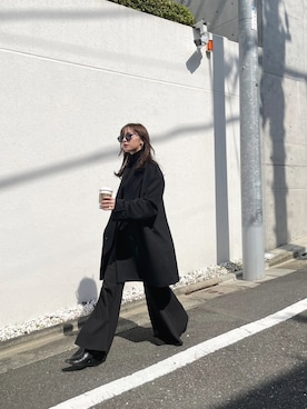 「SET UP」｜谷川菜奈さん（レディース・153cm）の秋コーディネート