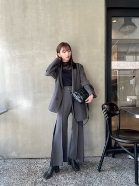 谷川菜奈さん（レディース・153cm）の秋コーディネート