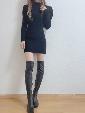 「GRL（グレイル）のアイテム（ワンピース/ドレス）」を使った、Airiさん（レディース・160cm）の秋コーディネート