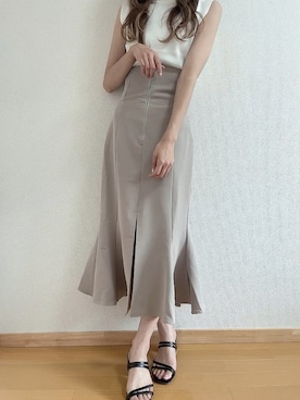 「clear（クリア）のアイテム（シューズ）」を使った、Airiさん（レディース・160cm）の夏コーディネート