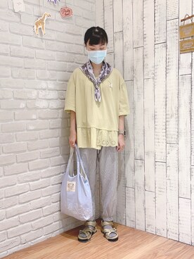 「サマンサモスモス」｜「アイテム（財布/小物）」を使った、Hui Hui💋💐さん（レディース・160cm）の夏コーディネート