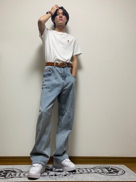 「ami（アミ）のアイテム」を使った、koutaroさん（メンズ・173cm）の春コーディネート