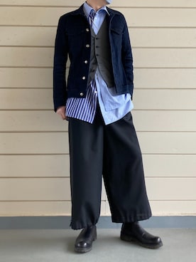 「ato（アトウ）のアイテム」を使った、karn1outfit1さん（メンズ・164cm）の春コーディネート