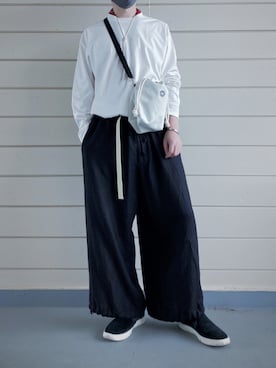 「IDEALITE（イディアライト）のアイテム」を使った、karn1outfit1さん（メンズ・164cm）の秋コーディネート