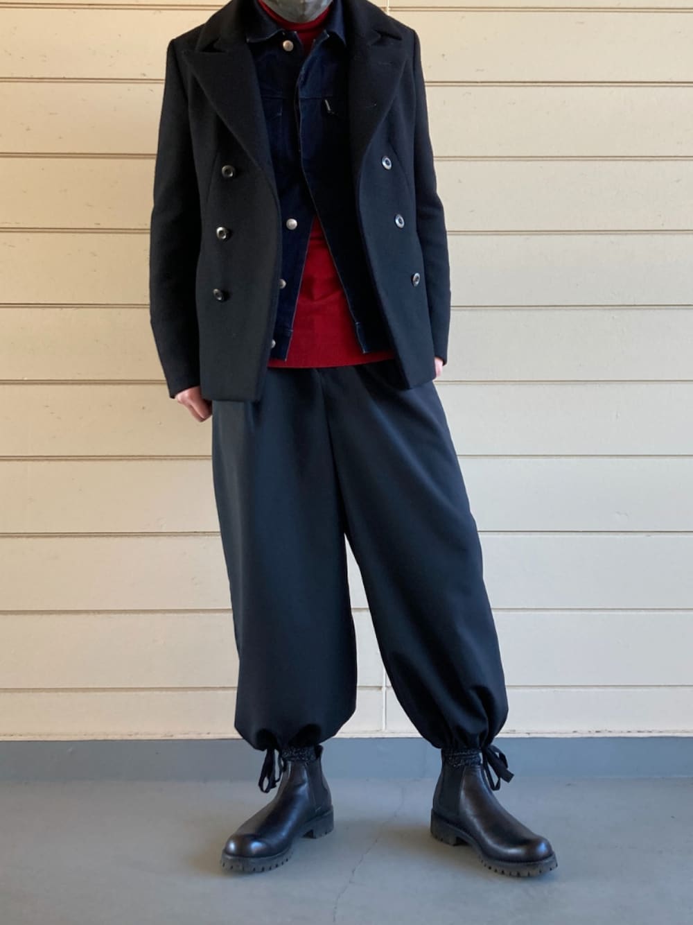 ATTACHMENT ピーコート 美品】ATTACHMENTアタッチメント ピーコート メンズ - メルカリ