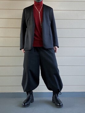 「IDEALITE（イディアライト）のアイテム」を使った、karn1outfit1さん（メンズ・164cm）の冬コーディネート