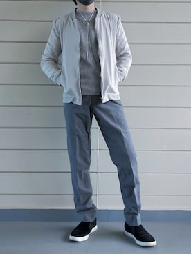 「IDEALITE（イディアライト）のアイテム」を使った、karn1outfit1さん（メンズ・164cm）の秋コーディネート