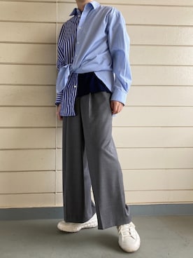 「hatra（ハトラ）のアイテム」を使った、karn1outfit1さん（メンズ・164cm）の春コーディネート