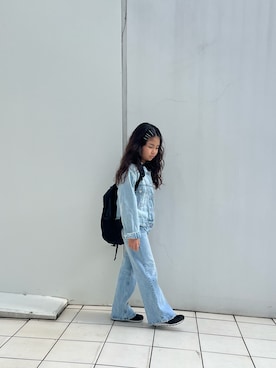 「ZARA KIDSのアイテム」を使った、roo.さん（キッズ・140cm）の春コーディネート