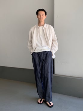 Yuto Gotoさん（メンズ・185cm）の夏コーディネート