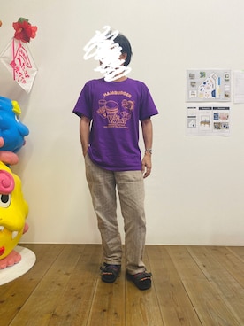 「沖縄」｜「アイテム（腕時計）」を使った、ぎんすけさん（メンズ・165cm）の夏コーディネート