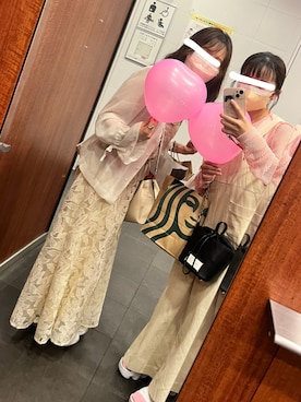 「参戦服」｜「アイテム（オールインワン・サロペット）」を使った、🌿🌛さん（レディース・150cm）の秋コーディネート