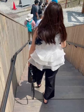 「AMELY（エミリー）のアイテム」を使った、pinchanさん（レディース・168cm）の夏コーディネート